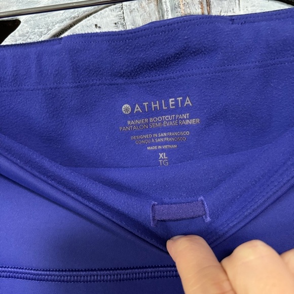 Athleta Rainier Bootcut Pant Noble Blue/Purple Legging - Picture 8 of 12
